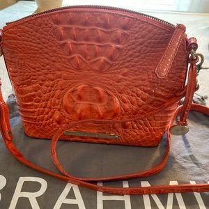 Brahmin Mini Duxbury in Pimento Glossy